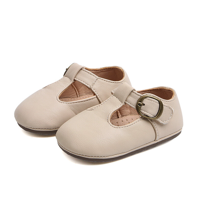 Spring 2019 Baby Shoes Girls genuine leather super perfect Children's Princess Flat toddler Shoes Super soft and comfortable