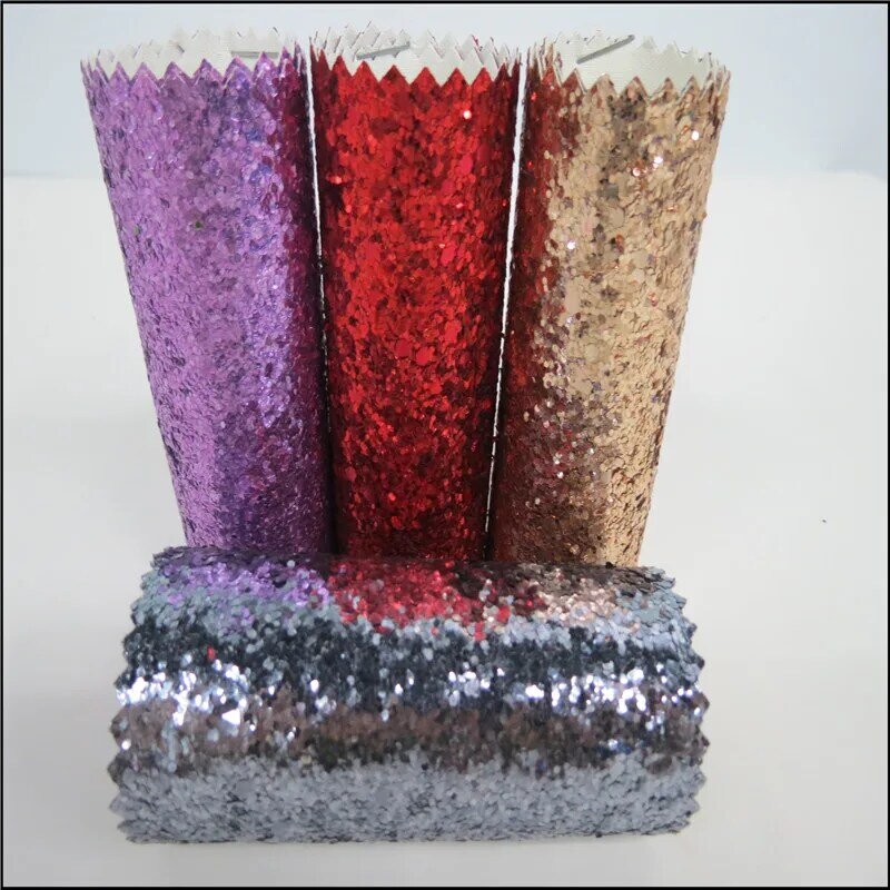 Venda imperdível papel de parede de couro com glitter têxtil, material com glitter para decoração e decoração de natal
