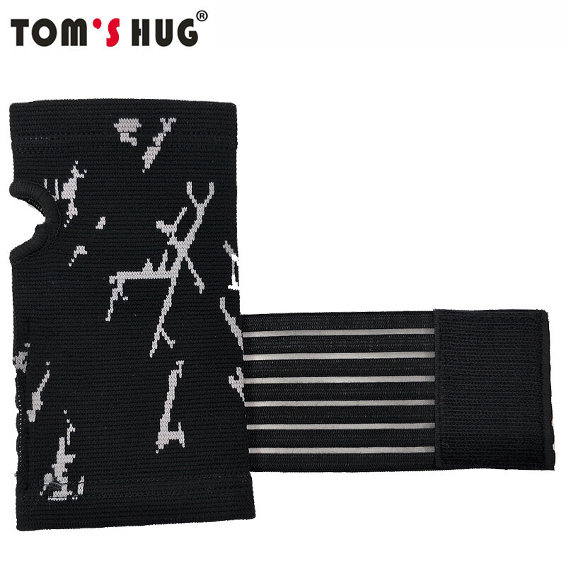 1 Pcs Pressurizable Bandage Palm Protect Wrist Brace Wristband Tom's Hug Professional Sports Wristbands Wrist Support Black
