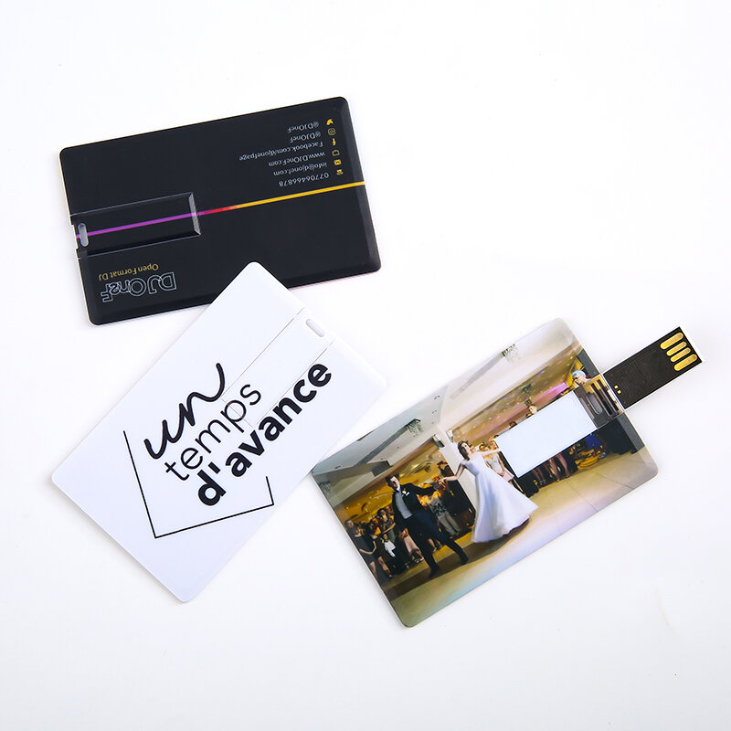 Cartão de crédito branco usb varas personalizadas foto impressão logotipo da empresa foto presente 4-32 gb usb 2.0 pen drive (mais de 10 pces logotipo livre)
