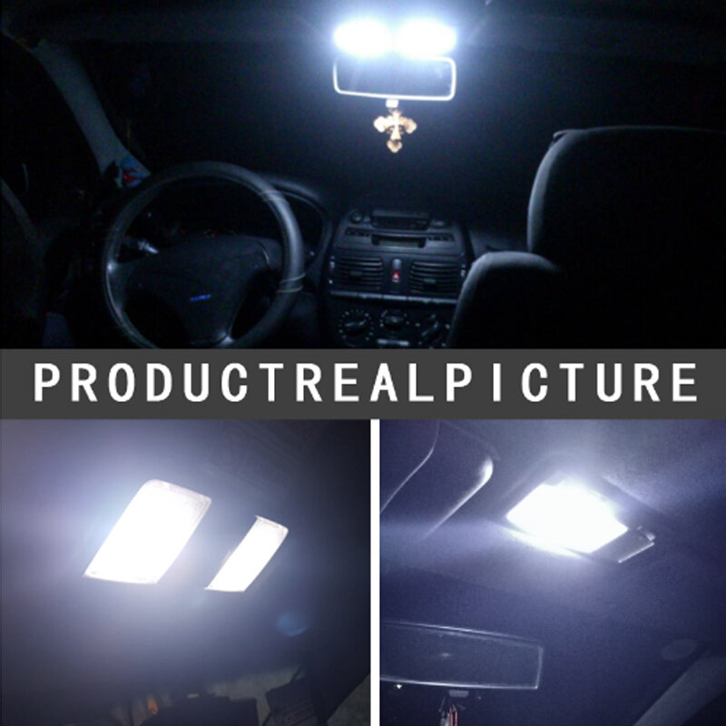 10pcs FESTOON COB 31mm 36mm 39mm 41mm Car LED Bulb 12 Chips C5W  Car Dome Light Auto Interior Lamp DC12V White