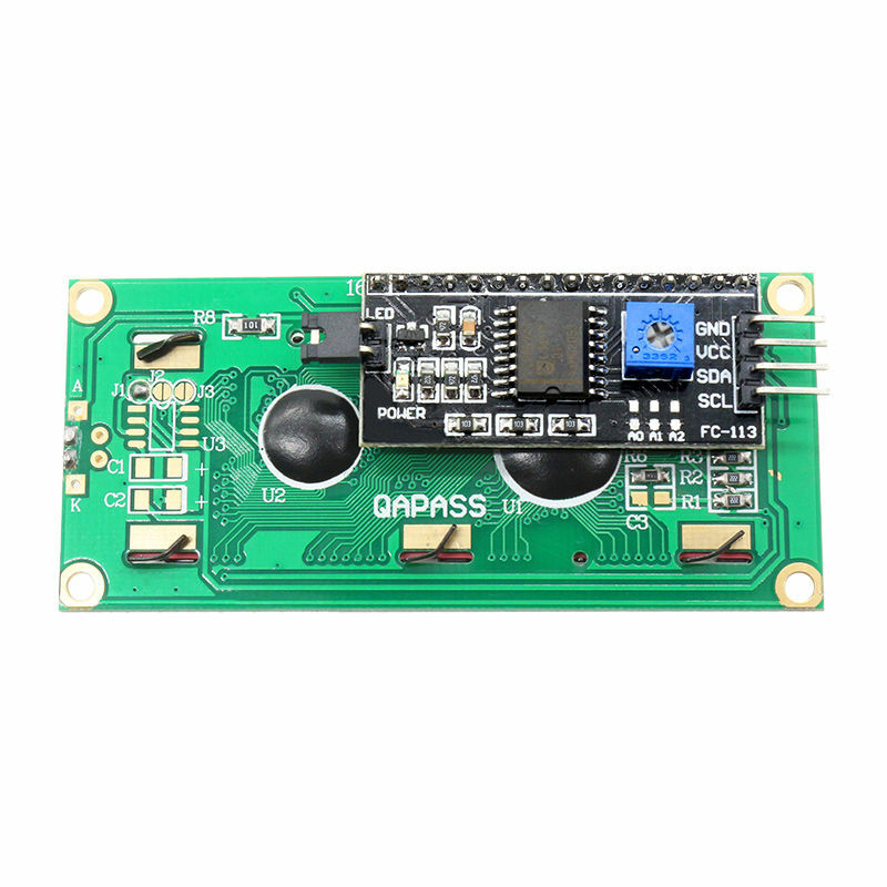 Glyduino – Module d'affichage LCD IIC/I2C 1602, écran vert pour Arduino