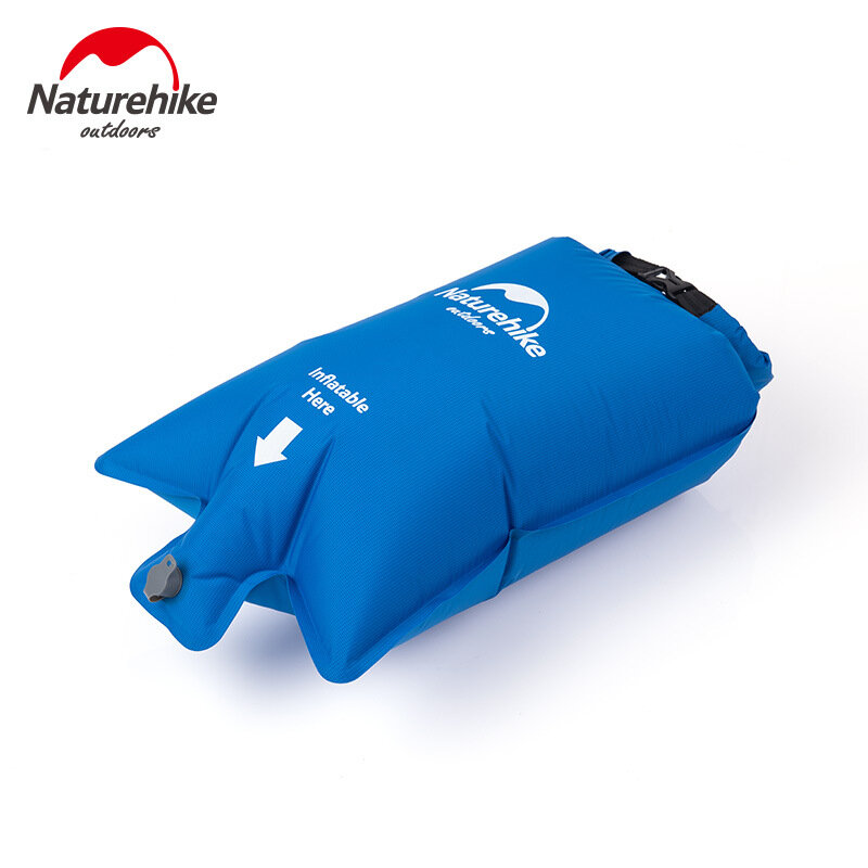 Naturehike-cojín inflable para acampar al aire libre, saco de dormir a prueba de humedad, colchoneta con bolsa inflable para 1-2 personas