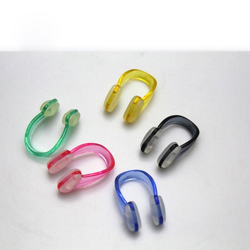 Small Adult Children Swimming Nose Clip Ear Plugs Set Soft Silicone Swimmer Unisex Nose Clip Earbuds Set
