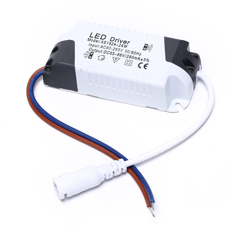 1pcs ไฟ LED หม้อแปลงไฟฟ้าสำหรับหลอดไฟ LED/หลอดไฟ 1-3W 4-7W 8-12W 13-18W 18-24W ปลอดภัยพลาสติก LED DRIVER