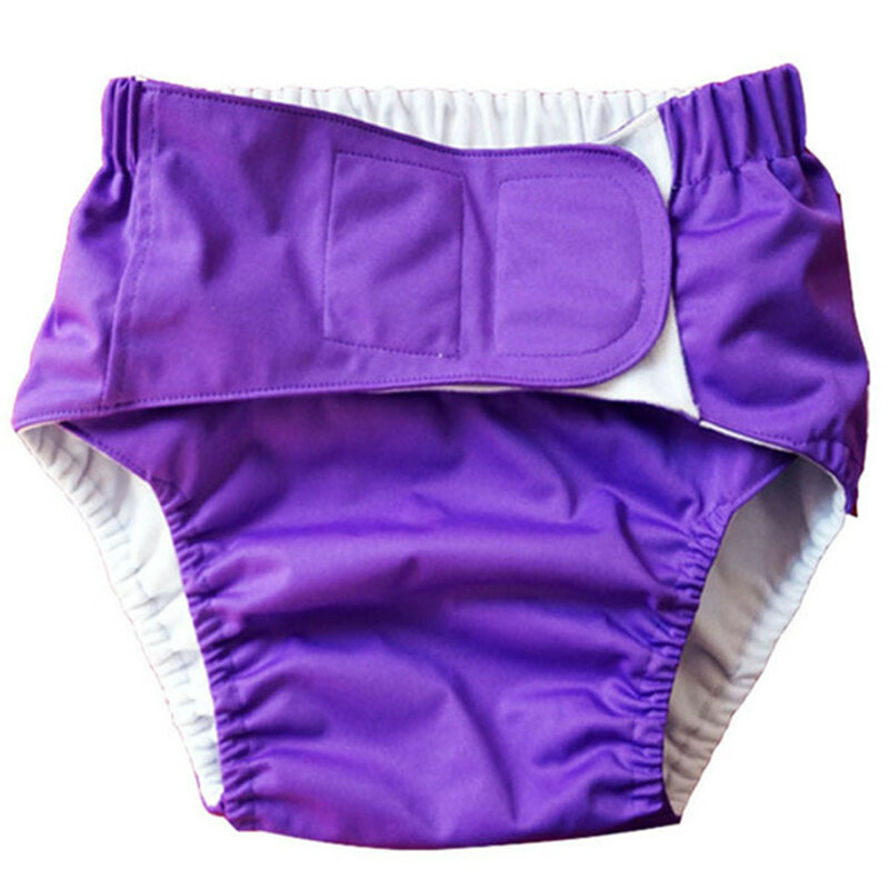 Lavabile Adulto pannolino bagnato Incontinenza Pantaloni Oversize dimensione del codice della vita 3.2-4.2 piedini Regolabili TPU pannolini di carta mestruali pads