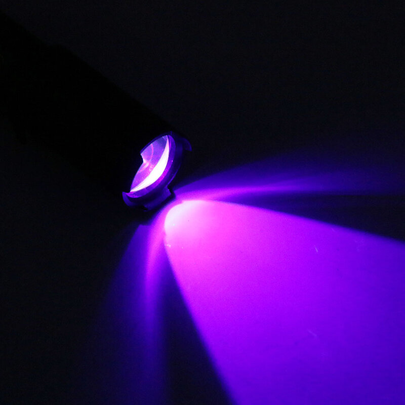 COB LED Arbeit Licht Mini UV Taschenlampe Zoomable Fokus Lampe Wasserdichte Handheld Taschenlampe Tasche Licht Notfall Beleuchtung Durch 14500/AA