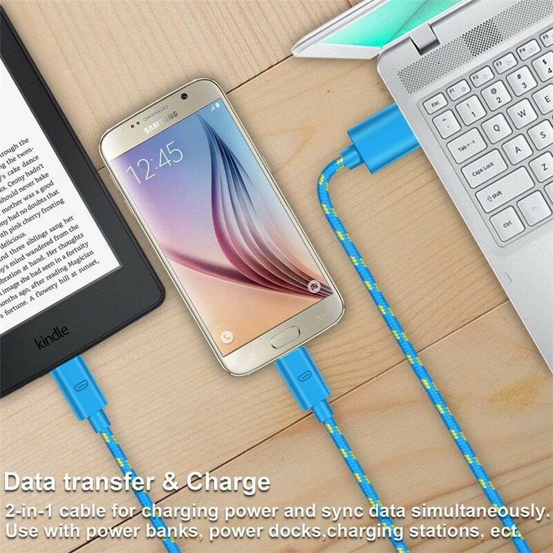 OLAF 마이크로 USB 케이블 1M 2M 3M 빠른 충전 데이터 코드 충전기 어댑터 삼성 S7 Xiaomi 화웨이 안드로이드 전화 Microusb 케이블
