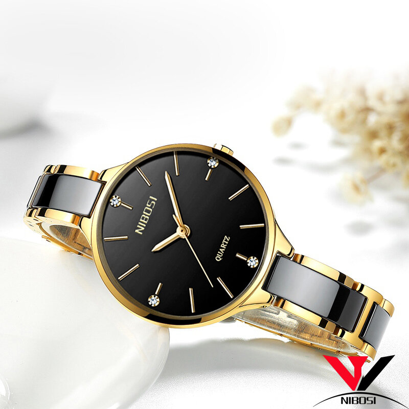 Relojes Para Mujer Nibosi Vrouwen Horloges Armband Horloge Dames Polshorloge Vrouwen Waterdichte Fashion Casual Crystal Dial Rose Gold