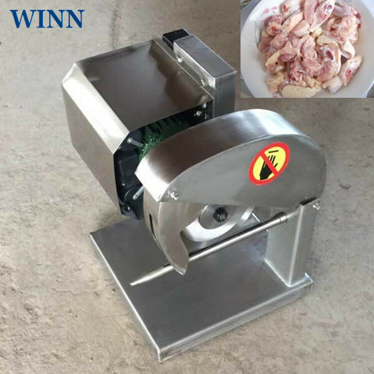 Máquina de corte para aves, 110v/220v, aço inoxidável, cortador de carne, separador de galinha, máquina divisora e cortadora