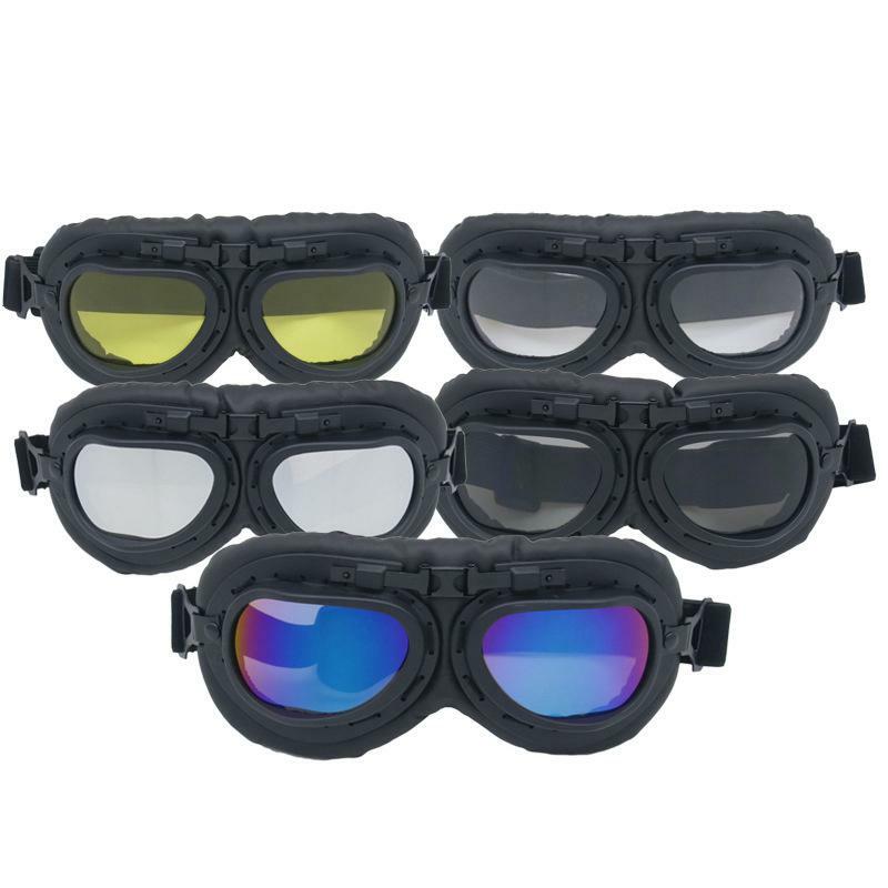 LumiParty Retro Vintage Motorcycle Goggle Motocross Pilot Goggles for Retro Motorcycle vintage pilot goggles r30