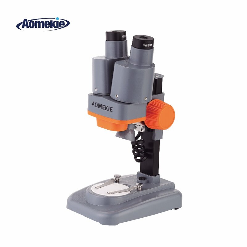 AOMEKIE 40X 双眼ステレオ顕微鏡トップ LED PCB はんだミネラル標本を見て子供の科学教育電話の修復ツール
