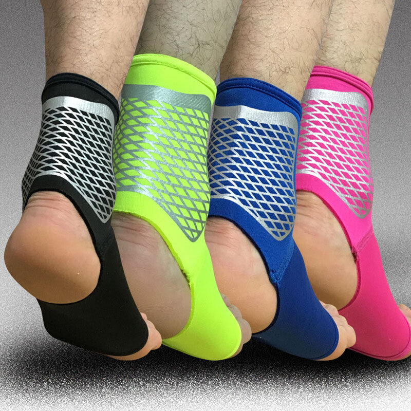 1 pz supporto per caviglia sportiva elastico ad alta protezione attrezzatura per caviglia sportiva sicurezza da corsa supporto per cavigliera da basket