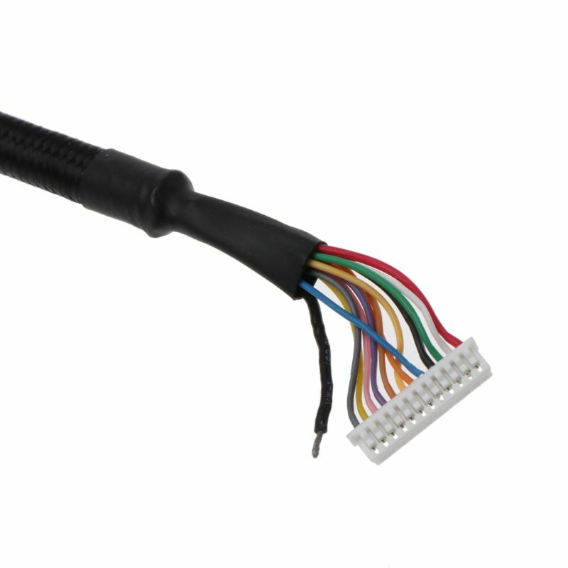 Cable de repuesto para teclado mecánico USB de línea trenzada de nailon duradero para Razer BlackWidow Chroma V2 Teclado mecánico
