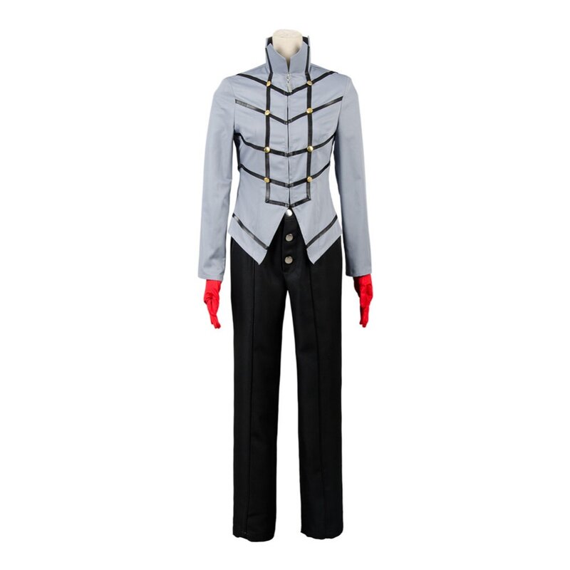 Costume de Cosplay P5 Joker pour hommes, ensemble complet de veste Ren Amamiya, uniforme Akira Kurusu, tenue de fête d'halloween, 5 pièces