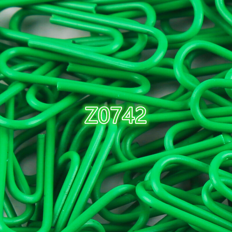 300 قطعة Z-LABEL ورقة ملونة مقاطع ورق أخضر كليب الحلوى ورقة ملونة مقاطع بالجملة