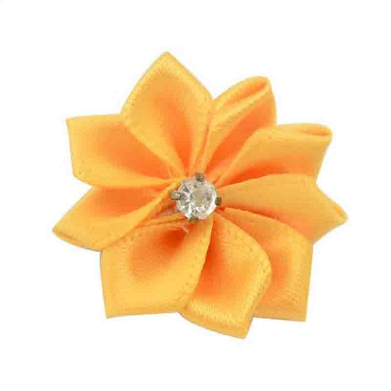 Vente 20 pièces à la main bricolage fleurs décoration fleurs artificielles Bouquets sans Clips fleur cristal strass