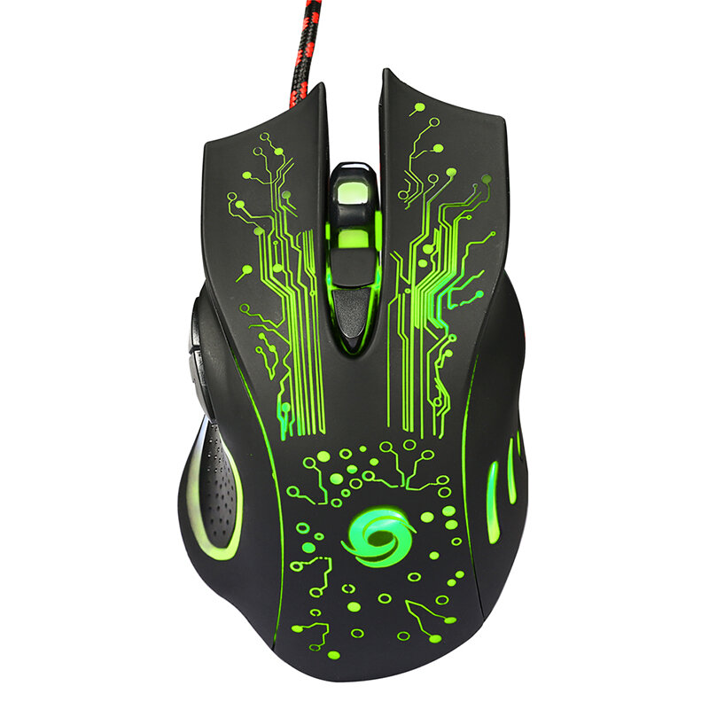 3200DPI LED Optical 6D USB Wired Gaming Mouse Game Pro Gamer Mice for PC Notebook Computer Mause Laptop Accessories