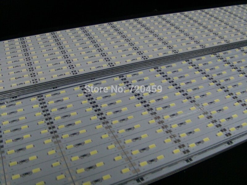 20 미터 Led 하드 라이트 바 50 센치메터/개 LED 바 빛 SMD 5730 하드 스트립 바 빛 높은 빛 보석 카운터 72PCS 칩/미터