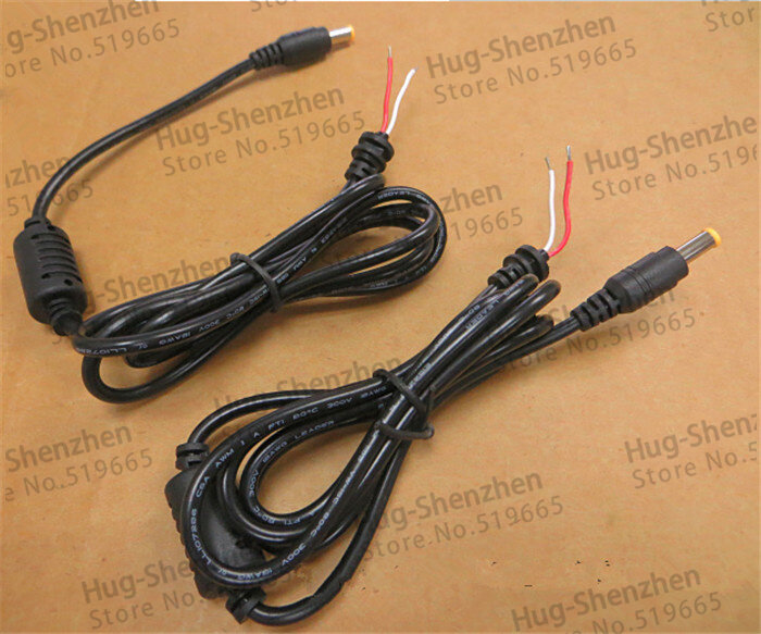 High quality 10pcs/lot 1.2M DC output cable DC5.0*3.0 connector with pin for samsung laptop