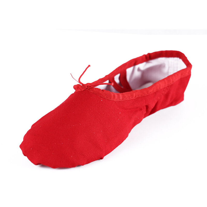Alta qualidade venda imperdível de sapatilhas femininas infantis sola dividida macia respirável ponta de couro sapatilhas de dança fitness respirável confortável