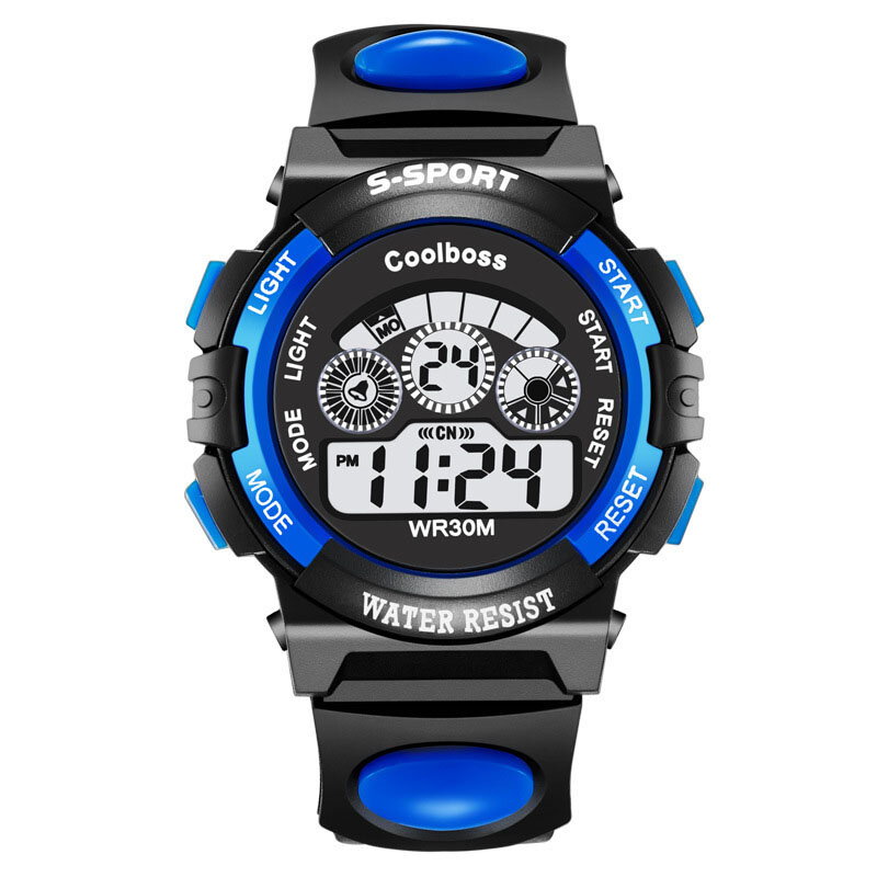 2020 Neue Luxus Marke Silikon Sport Digitale LED Quarzuhr Männer Junge Mode Armband Armbanduhr Armbanduhren Uhr