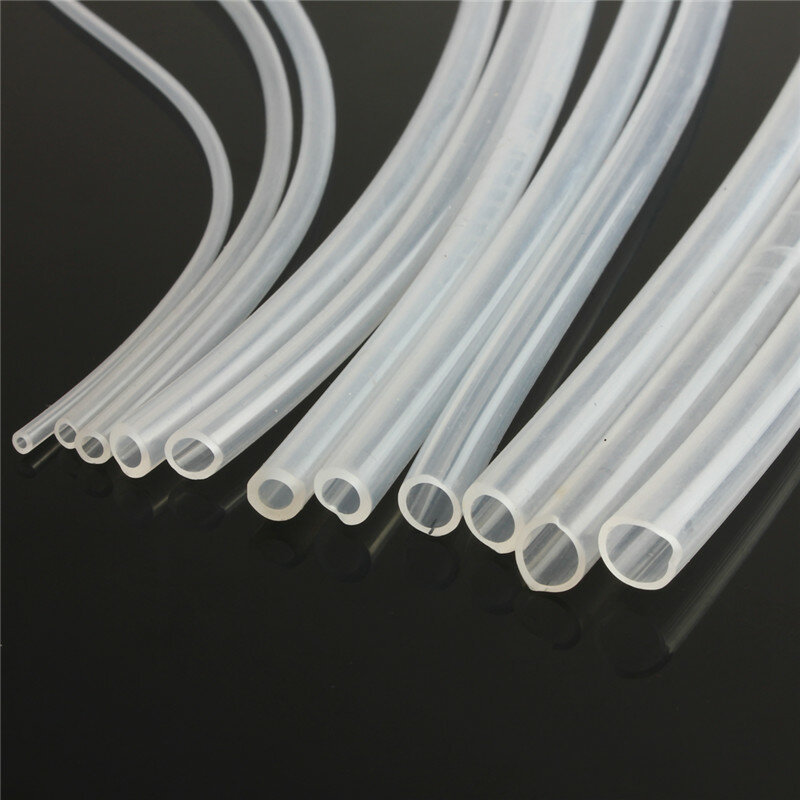 Tube en Silicone souple Transparent de qualité alimentaire, 1/3 mètres, 3 4 5 6 7 8 9 10mm de diamètre de sortie, tuyau Flexible pour le lait et la bière