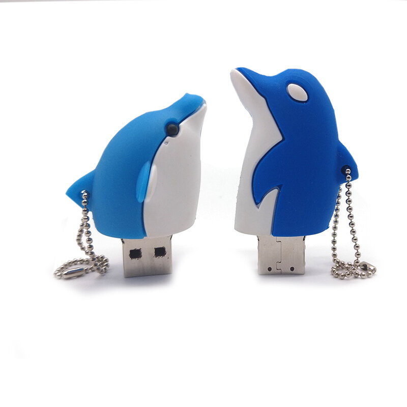 USB flash jazdy cartoon delfin pen drive 4GB 8GB 16GB 32GB 64GB cute animal pendrive u dysku kreatywny prezent pendrive cle usb