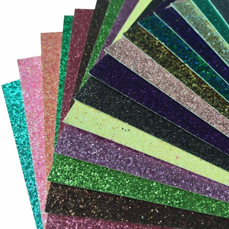 20ชิ้น12นิ้ว Glitter กระดาษหัตถกรรมจัดส่งฟรี Morden สไตล์ที่มีสีสันเป็นมิตรกับสิ่งแวดล้อมคุณภาพสูง ...