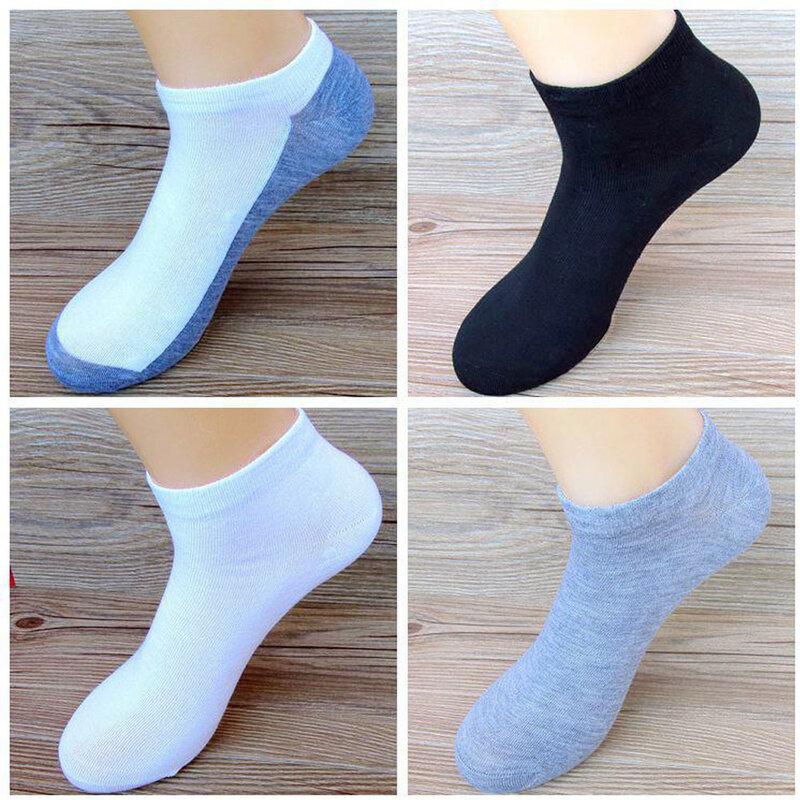 5 pairs/lot Bamboo Summer Male Invisible Socks Man Cotton Frontline Leisure Time Sock Low Cut Ankle Sock boy boat casual