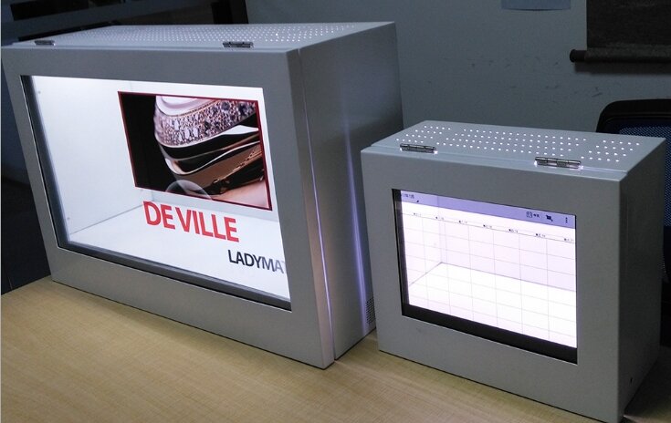 جهاز كمبيوتر شخصي بنيت في 22 32 42 47 55 65 85 بوصة LCD تعمل باللمس التفاعلية شفافة الإعلان شاشة شاشة عرض