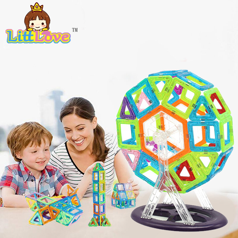 32 sztuk standardowy rozmiar klocki magnetyczne Model zabawki budowlane cegły projektant cegły oświetlone zabawki magnetyczne dla dzieci
