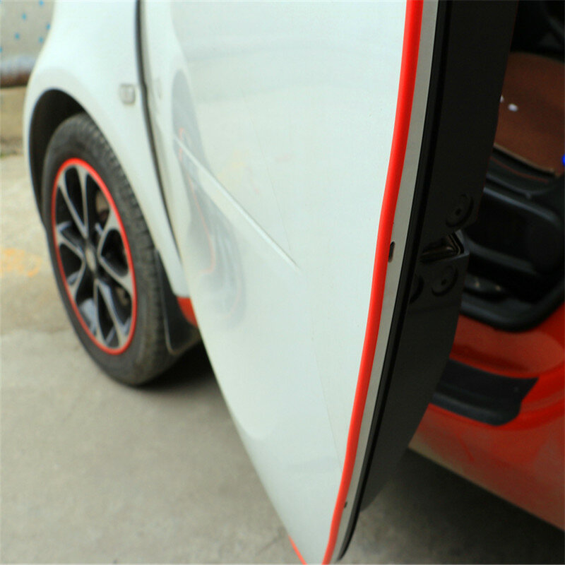 Felge gummi streifen auto reifen rad tür anti-kollision streifen geändert für smart 450 451 453 fortwo forfour auto zubehör