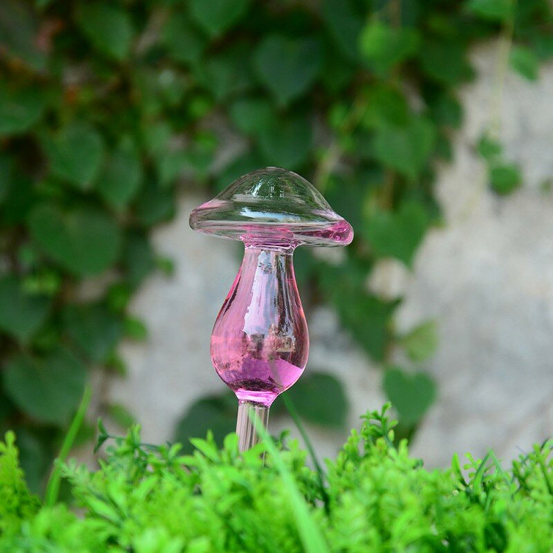 12形状ガラス自動自己散水鳥散水缶の花植物装飾クリアガラス散水装置観葉