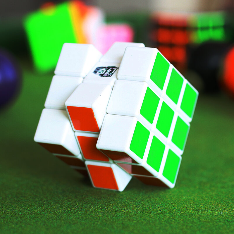 Intellektuelle entwicklung kinder spielzeug Drehen 3X3 Cube geschwindigkeit junge Kinder wachsen geburtstag geschenk präsentieren Halterung magie platz cube