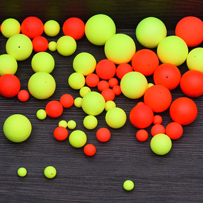 30 sztuk wędkarskie piłki pływające w butelkach z pianki EPS pływalność piłka typu „ Float ”biegów ryby Float na świeżym powietrzu akcesoria wędkarskie