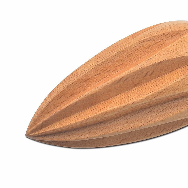 مخرطة حمضيات من الخشب ، عصارة ليمون مصنوعة يدويًا من الخشب الصلب الأوروبي ، 6.1 بوصة