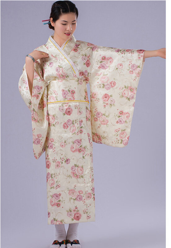 Roupão feminino yukata tradicional kimonos japonês