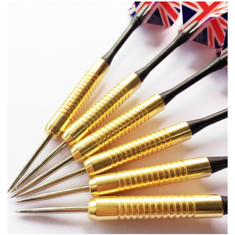 6pcs Professional Steel Tip Arrows and Darts Set With Two Kind Nice Flag Pattern Tips Points Needle Darts