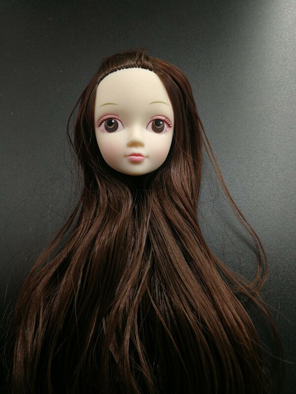 Wielu wyborów głowa lalki z akcesoria do włosów DIY dla BJD Doll House dla lalek dziewczyny najlepsze fryzury prezenty dziewczyny zabawki dla dzieci