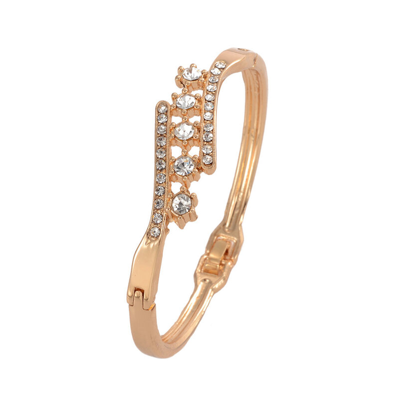 MINHIN-pulsera de decoración de cristal para mujer, accesorio delicado de alto grado, con diamantes de imitación sintéticos brillantes
