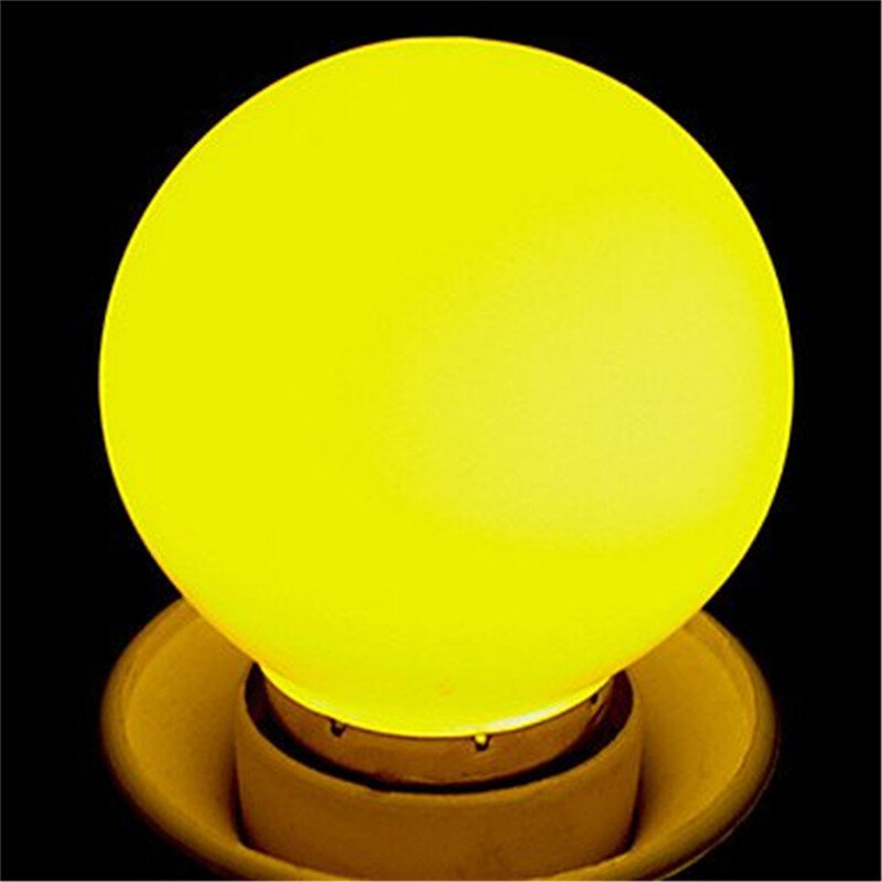 Ampoules Globe LED E27, 1W, G45, 8 LED, décoration de noël, blanc, vert, jaune, bleu, rouge, lampe de couverture colorée, 170-250V