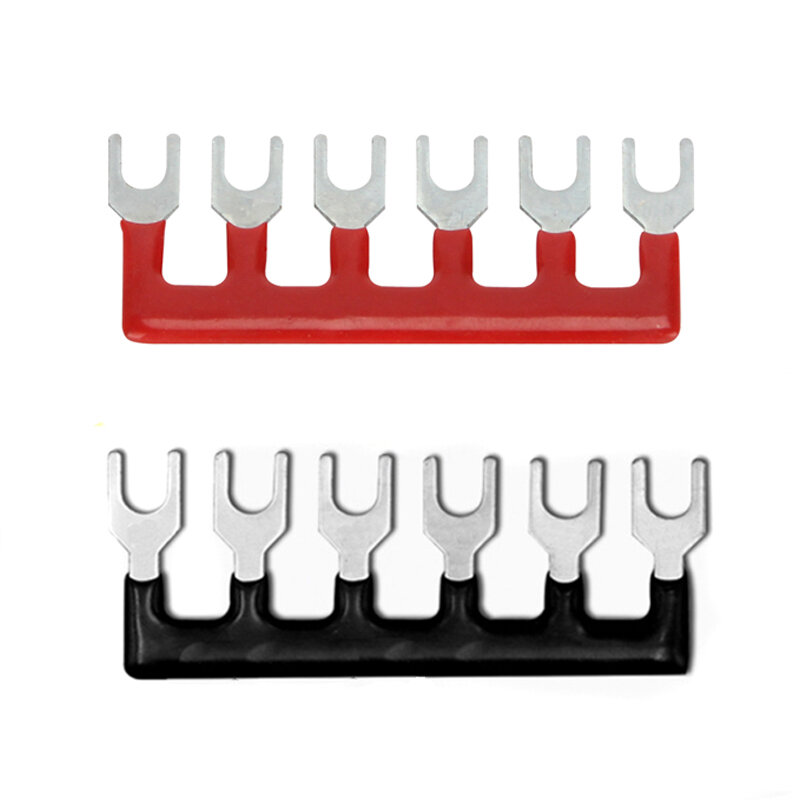 Bloque de terminales de barrera de tornillo de doble fila, tablero de cableado, 6 posiciones, 600V, 15A, bloques de terminales con tiras de barrera