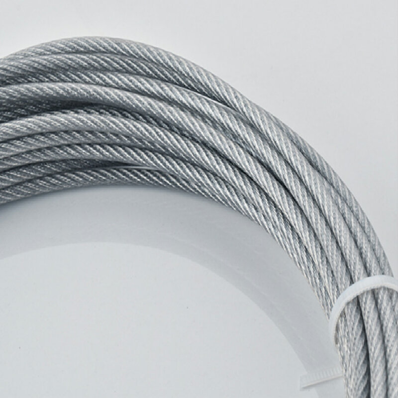 Diámetro de 4 MM de cuerda de alambre de acero inoxidable cable de acero inoxidable de alambre de paquete con accesorios envío gratuito