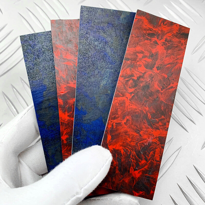 Marmor Carbon Faser Farbe Schaft Verbund Material Griff Patch DIY Werkzeug, Der Material Bord Messer Griff Material