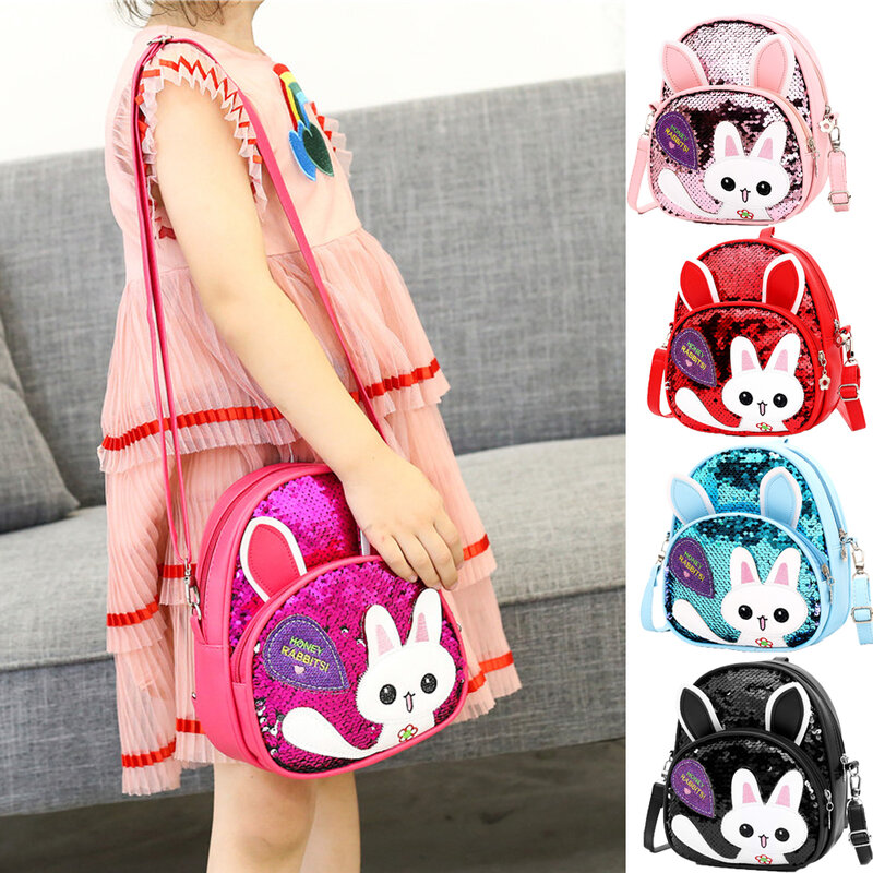 2019 New Lovely Sequin Cartoon Shoulder Bag Fashion Kindergarten Schoolbag Backpack For Toddler Kids New Trending Rucksack