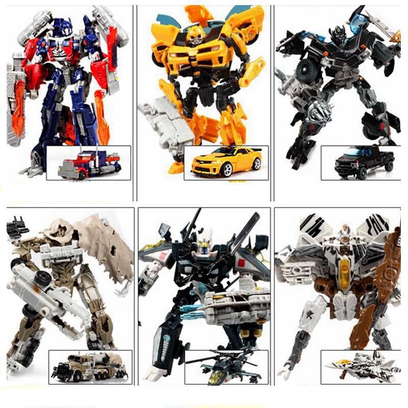 Figurines d'action en pvc pour garçons, 16 styles de Transformation, 4 voitures, Robots, jouets, modèles classiques, cadeaux, nouvelle collection