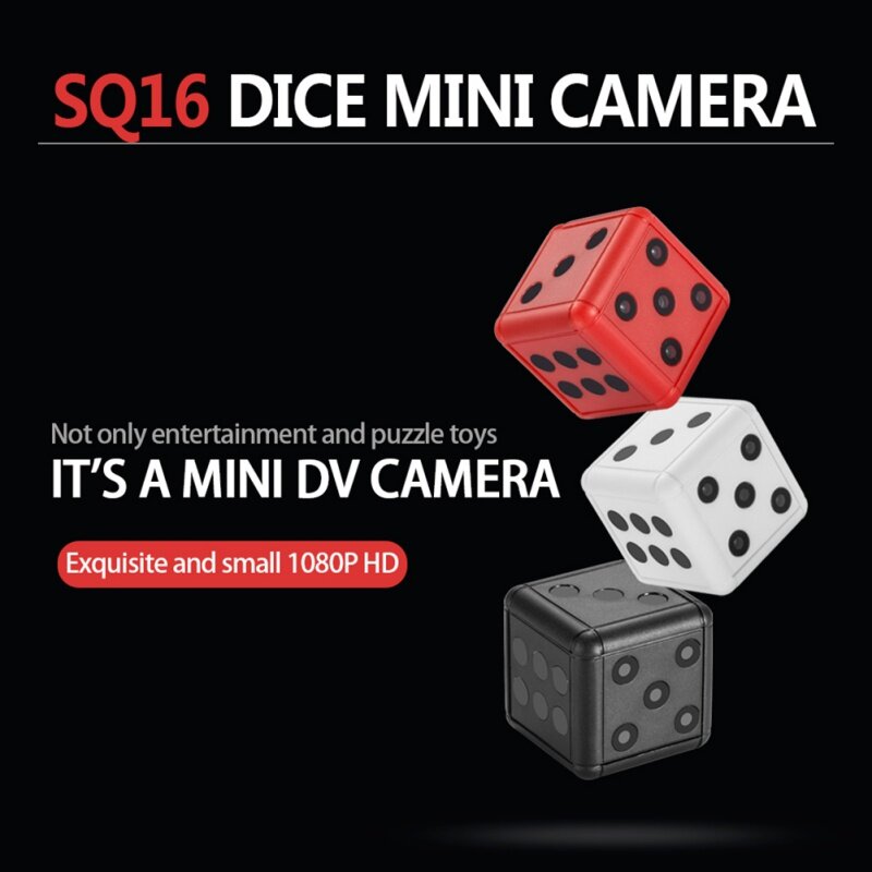 Sq16 1080P HD Mini cámara Micro cámara de visión nocturna de detección de movimiento DVR Video y sonido de sq11 pequeña cámara Cam