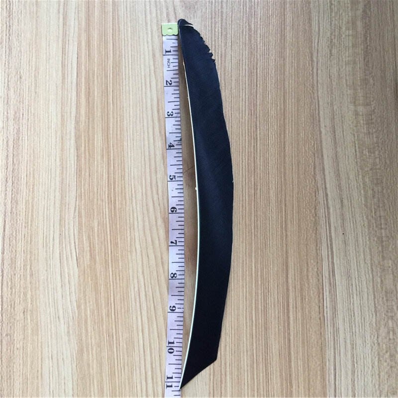 50pcs Black Full Length Real Turkey Feather For Archery Hunting And Shooting Arrow Fletching New Arrivals