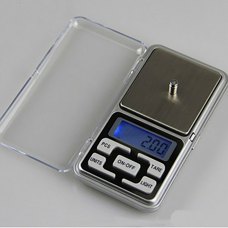 #200g  0.01g Báscula Digital de bolsillo para joyas de plata de ley y oro de 200g300g500g x 0,01g básculas electrónicas en gramos 